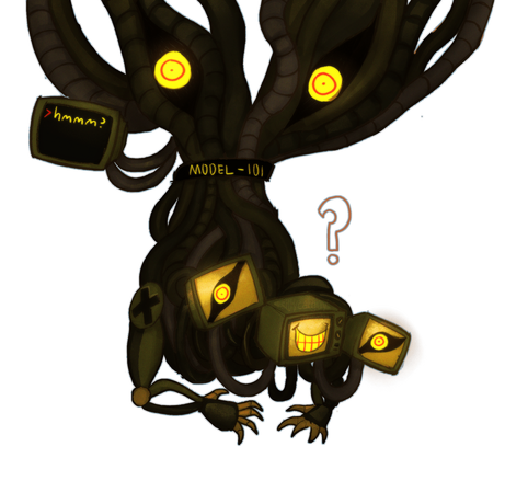 art for @mildatilde in return for some ocs : 3